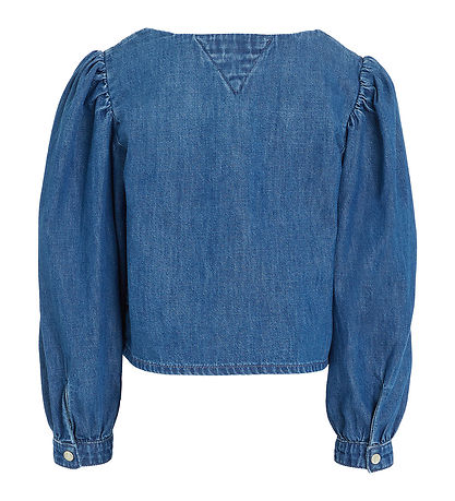 Tommy Hilfiger Hemdbluse - Denim mit quadratischem Ausschnitt - 