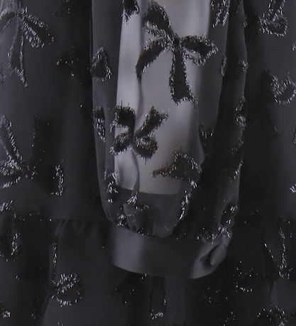 Emporio Armani Kjóll - Svart M. Glimmer/Baugar