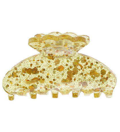 By Str Hair clip - Lulu - 5x3 cm - Confetti Gold