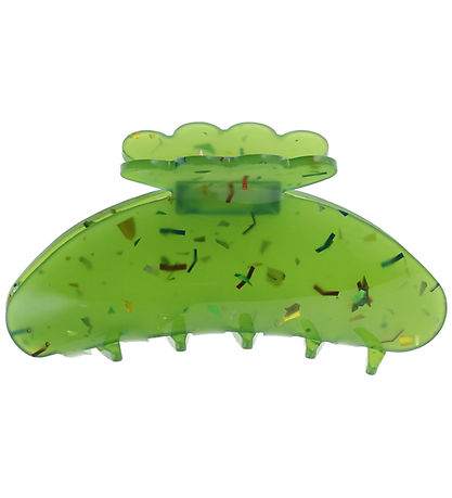 By Stær Hair clip - Asta - 10x5 cm - Green Glitter