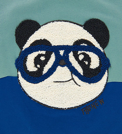 The New Siblings Sweatshirt - TnsIago - Monaco Blue w. Panda
