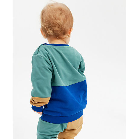 The New Siblings Sweatshirt - TnsIago - Monaco Blue w. Panda