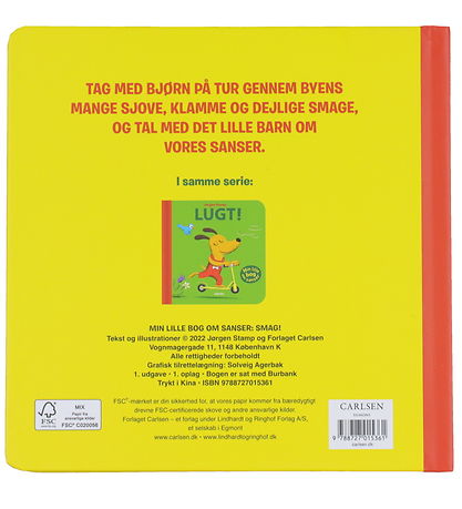 Forlaget Carlsen Book - Taste! - My Little Book About Senses - D