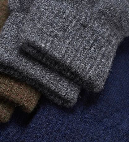 CeLaVi Gloves - Wool/Nylon - 5-Pack - Sea Turtle/Navy/Grey