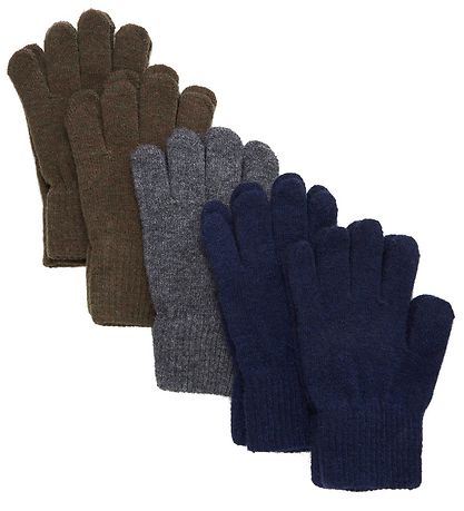 CeLaVi Handschuhe - Wolle/Nylon - 5er-Pack - Sea Turtle/Navy/Gre