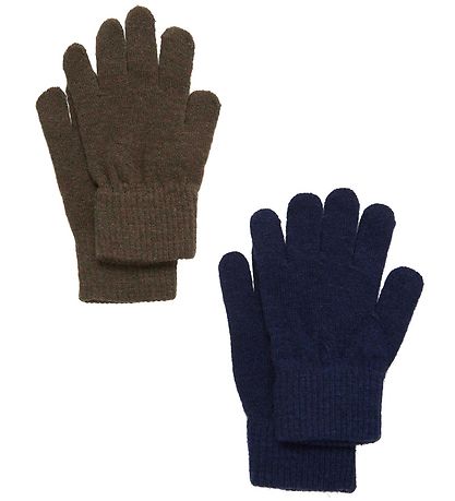 CeLaVi Handschuhe - Wolle/Nylon - 2er-Pack - Sea Turtle/Navy