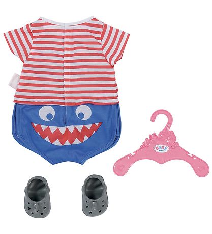 Baby Born Dockkläder - Pyjamas m. Skor - Blå