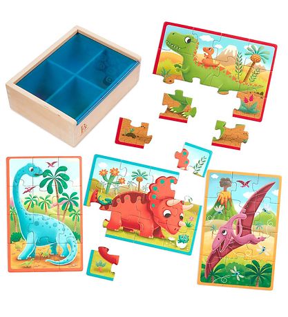 B. toys Jigsaw Puzzle - 4x12 - Dino