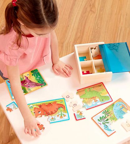 B. toys Jigsaw Puzzle - 4x12 - Dino