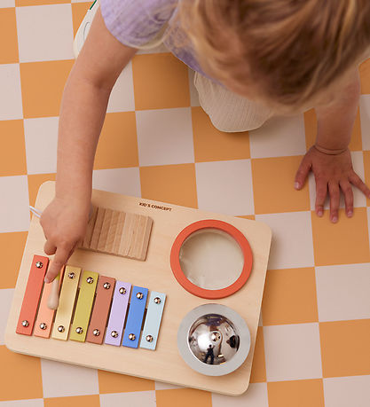 Kids Concept Music-Table - Wood - 4 Instruments