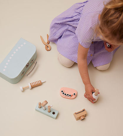 Kids Concept Träleksaker - Tandläkarset m. Resväska - Trä