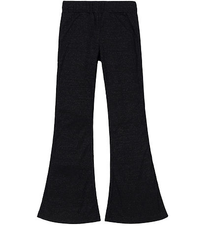 The New Trousers - TnIngeborg - Black Beauty w. Silver Glitter