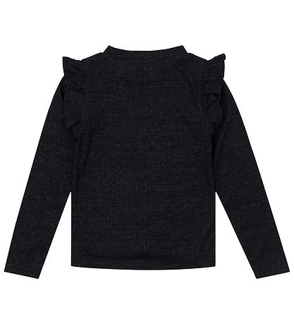 The New Blússa - TnIngeborg - Black Beauty M. Silfur glimmer
