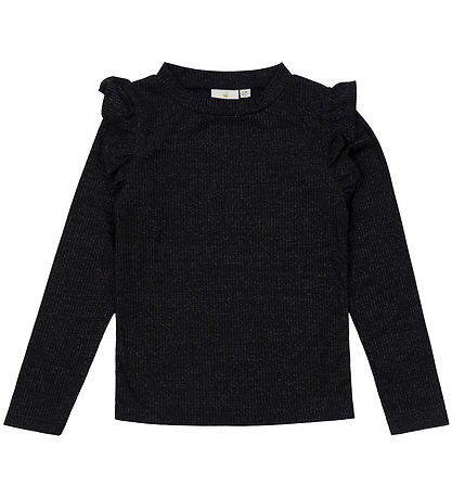 The New Blússa - TnIngeborg - Black Beauty M. Silfur glimmer