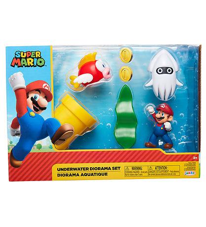 Figurine Jouet Super Mario - Ensemble de diorama sous-marin