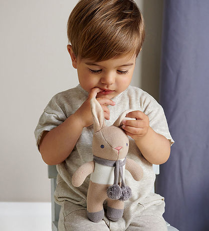 ThreadBear Rattle - Brown Rabbit