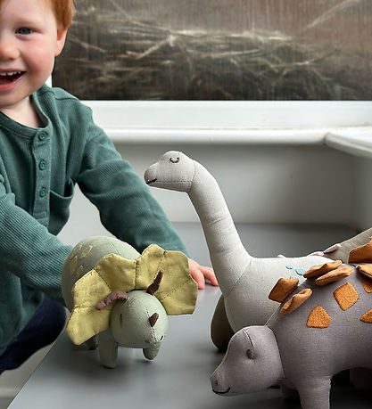 ThreadBear Soft Toy - 24 cm - The Dinosaur Trike