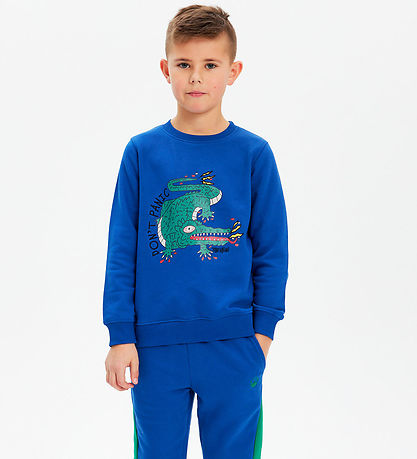 The New Sweatshirt - TnImran - Monaco Blue w. Crocodile