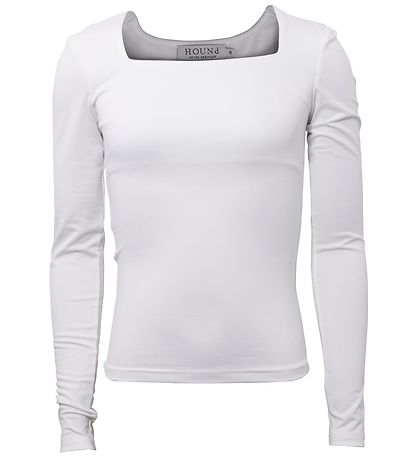 Hound Bluse l/ä - Basic Top - White