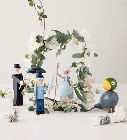 Kay Bojesen Träfigur - Sangfugl - 15 cm - Näktergal