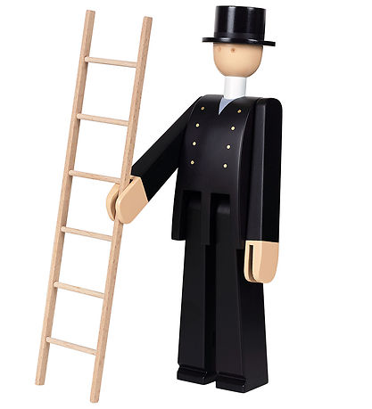 Kay Bojesen Holzfigur - Schornsteinfeger - 21 cm - Schwarz