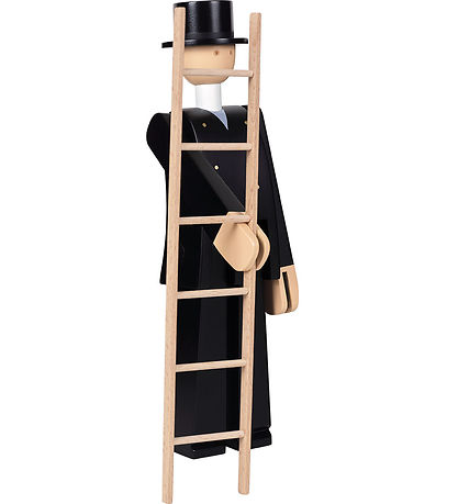 Kay Bojesen Holzfigur - Schornsteinfeger - 21 cm - Schwarz