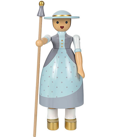 Kay Bojesen Trémynd - Hyrdinden - 18 cm - Fjólublátt/Grænt