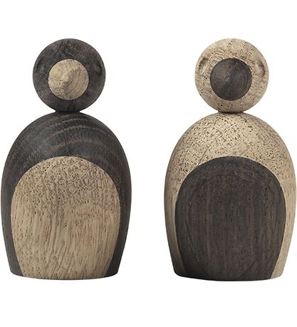 Kay Bojesen Wooden figures - Pair of sparrows - 6 cm - Little -
