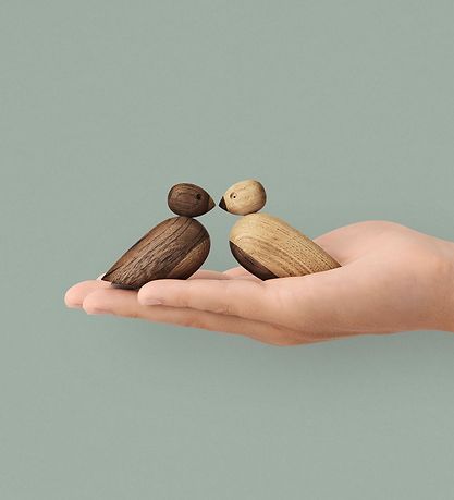 Kay Bojesen WoodToy Figurine - Spurvepar - 6 cm - Little - Eg/Sm