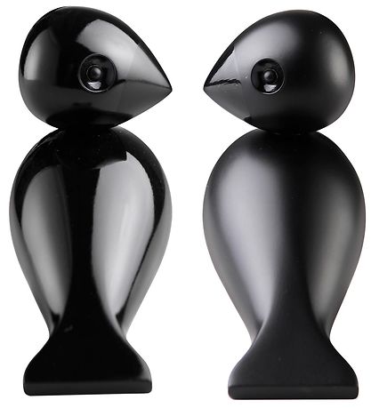 Kay Bojesen TräFigurer - Turtelduer - 9 cm - Svart