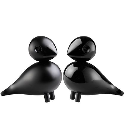 Kay Bojesen TräFigurer - Turtelduer - 9 cm - Svart