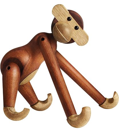 Kay Bojesen Houten figuur - Aapje - 20 cm - Klein - Teak/Limba