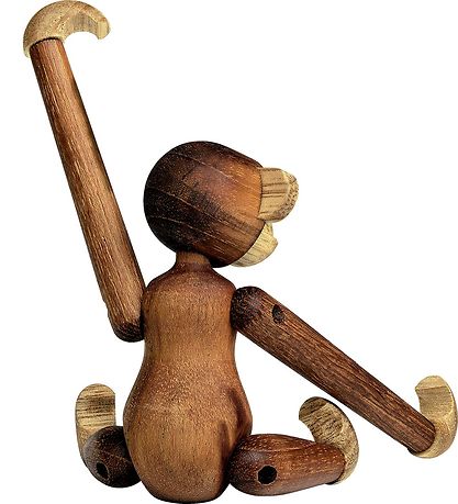 Kay Bojesen Figurine en bois - Singe - 10 cm - Mini - Teck/Limba