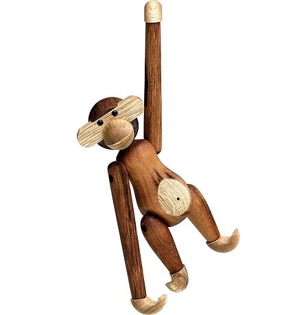 Kay Bojesen Wooden figure - Monkey - 10 cm - Mini - Teak/Limba