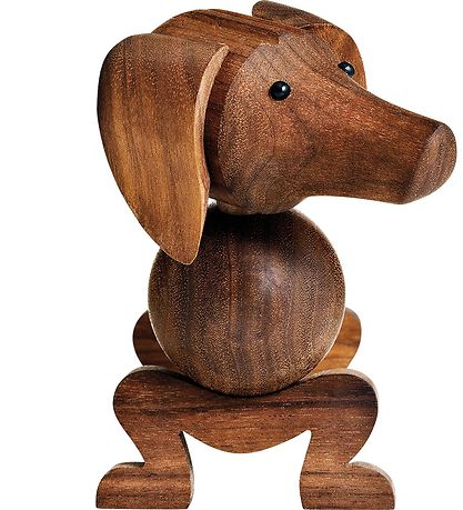 Kay Bojesen Wooden figure - Dachshund - 18 cm - Walnut