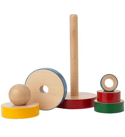 Kay Bojesen Stacking Tower - Wood - 22 cm - Multicolour