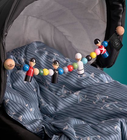 Kay Bojesen Pram Chain - Wood - 53 cm - Multicolour w. Figure