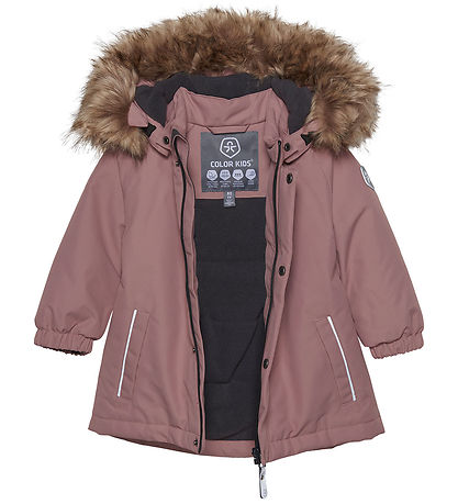 Color Kids Winter Coat - Burlwood