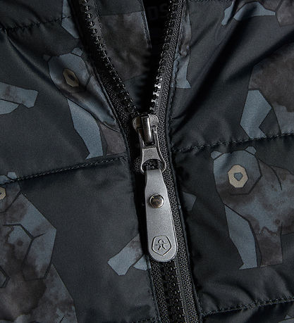 Color Kids Padded Jacket - Phantom w. Bears