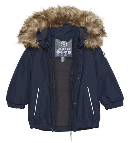 Color Kids Winter Coat - Total Eclipse