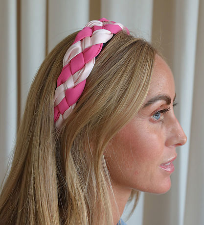 Bows By Str Hairband - Estrid - Pink/Pink