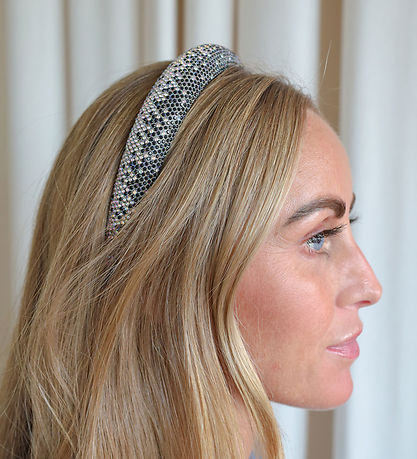 Bows By Str Hairband - Ylva - Black/Klare