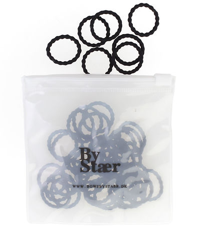 Bows By Str Mini Elastic Hair Bands - 50 pcs - Mix 16 - Black