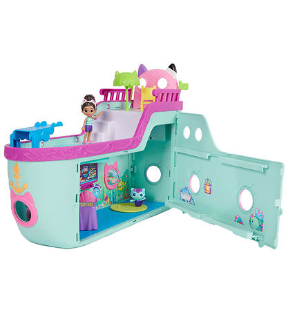 Gabby's Dollhouse Sett - 18 Partar - CAT-Tastic Cruise Ship