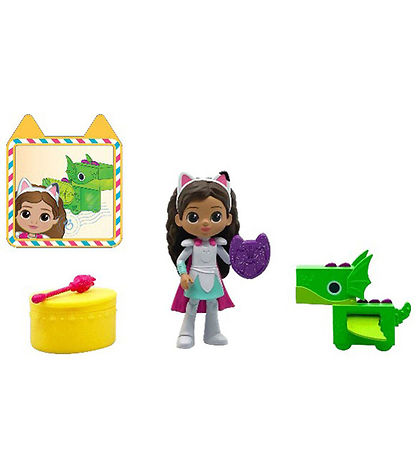 Gabby's Dollhouse Sett - 6 Partar - CAT-tivity Pakki - Knight