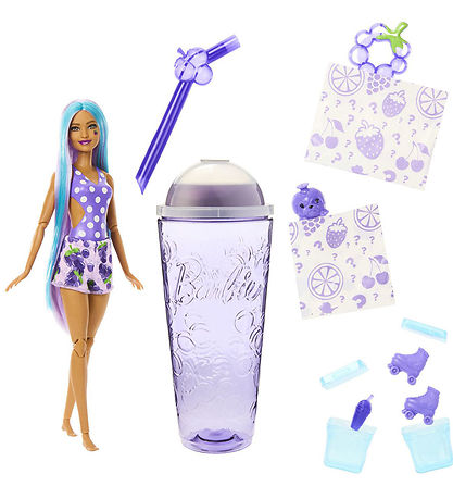 Barbie Pop Enthülle Saftiges Fruits Grape Fizz - Lila
