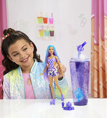 Barbie Pop Enthülle Saftiges Fruits Grape Fizz - Lila