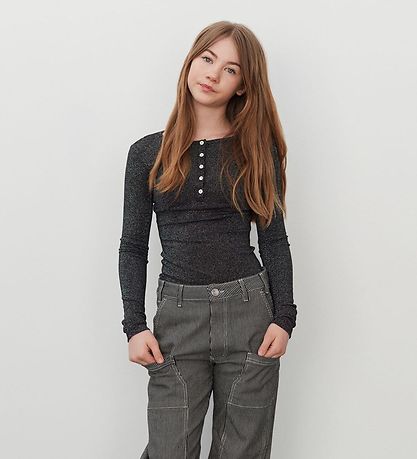 Sofie Schnoor Tytöt Pusero - Frija - Black Glitter