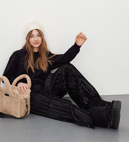 Filles Pantalon Sofie Schnoor - À Plis - Noir