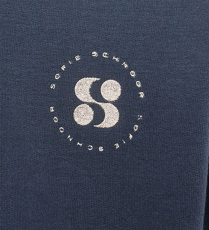 Petit Town Sofie Schnoor Sweatshirt - Dark Blue w. Gold Glitter